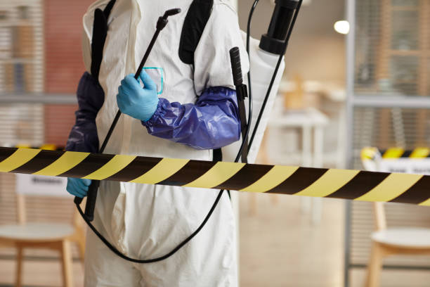 Professional Sewage Cleanup technician working in Deal, NJ